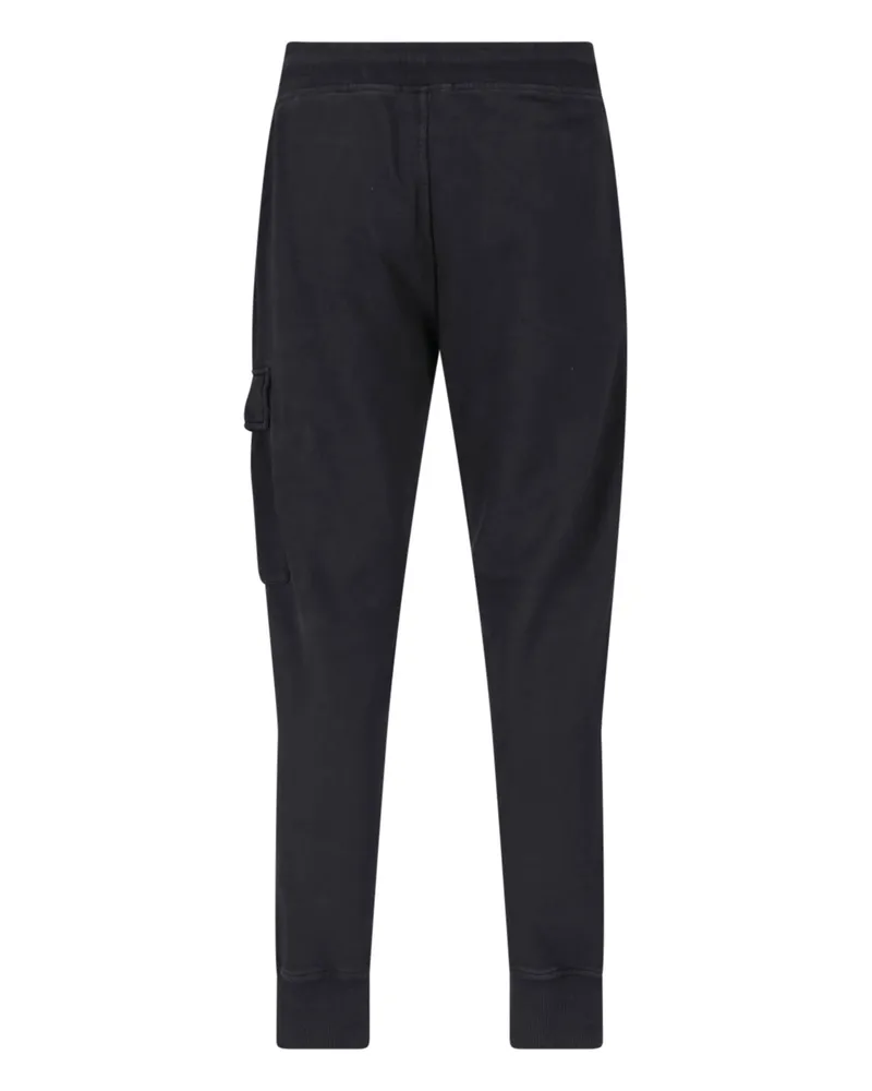 C.P. Company Men's Trousers Black Cotton Black