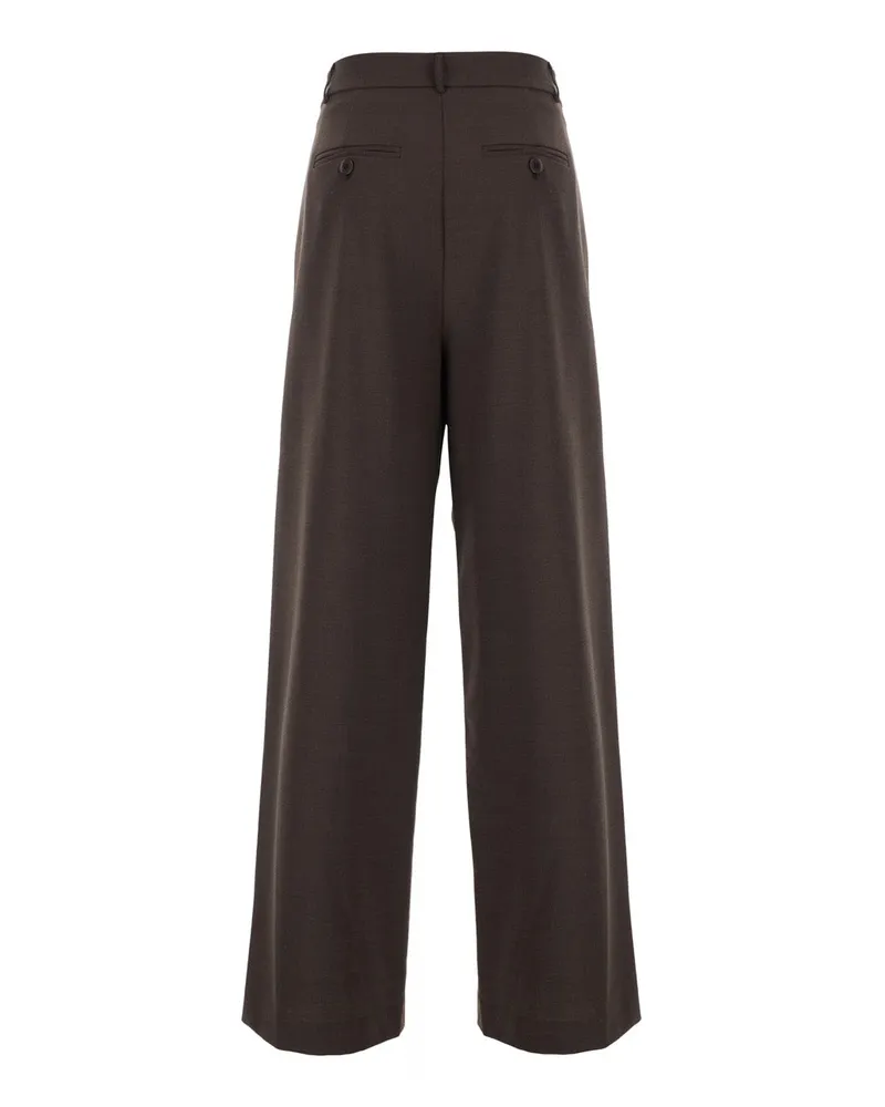 ..,merci Tech Fabric Trousers — Brown Brown