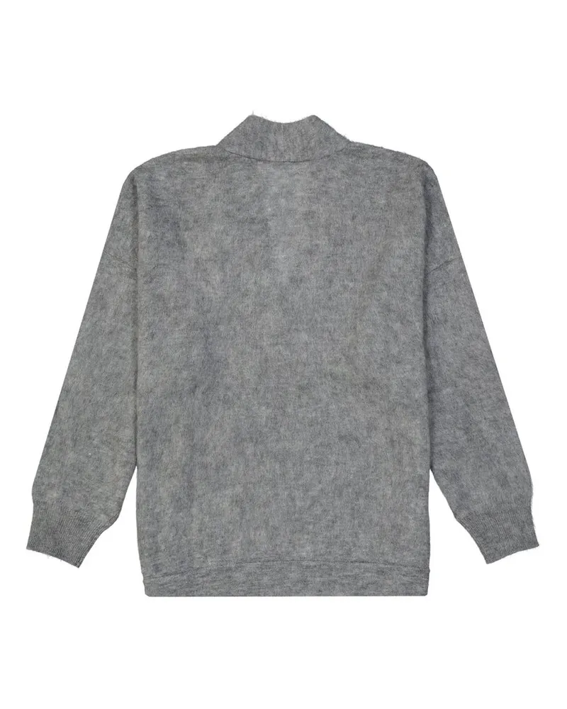 Brunello Cucinelli Women's Gray Wool Sweatshirt Clothing Gray