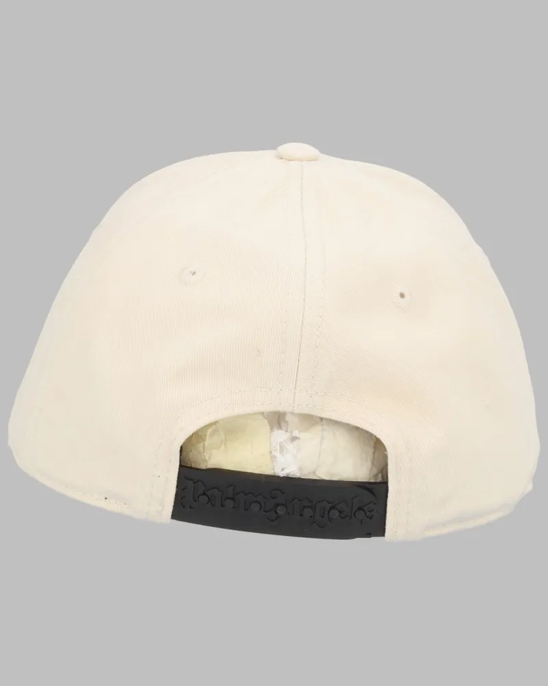 Palm Angels Men's Baseball Hat Maxi Logo White Cotton White