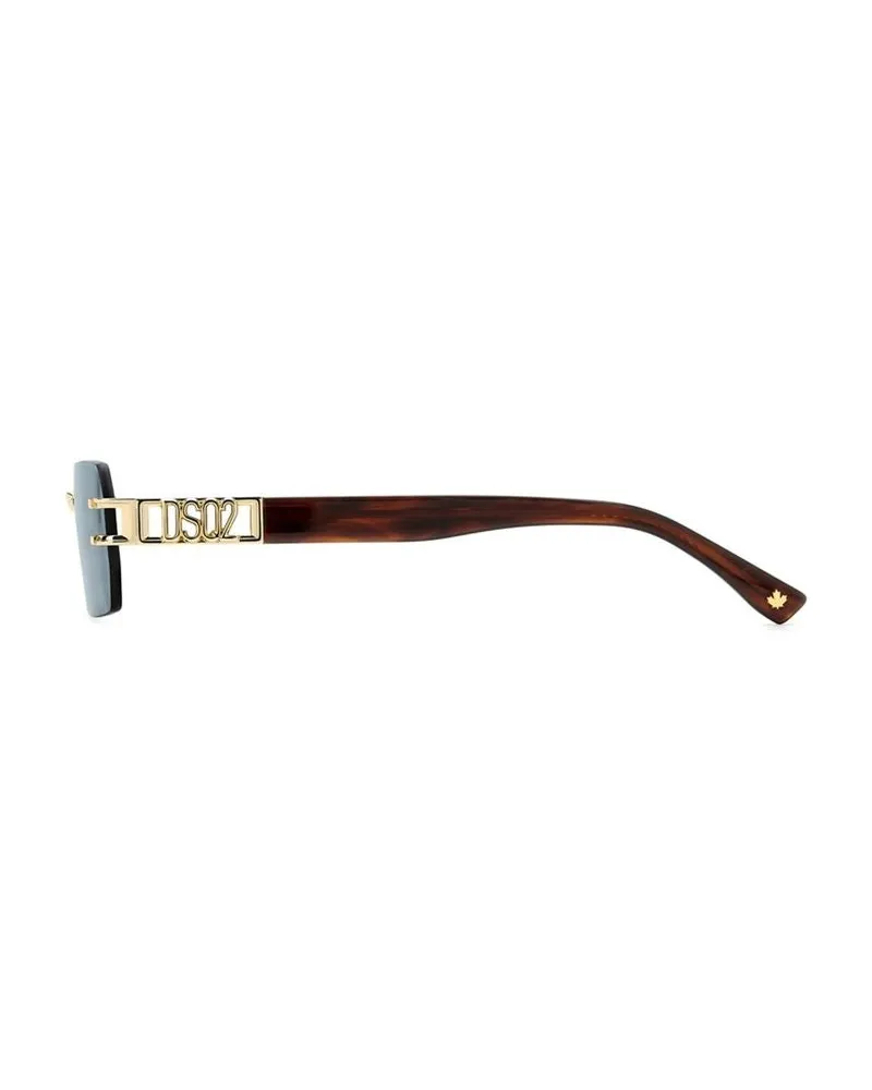 Dsquared2 Men's Sunglasses Rose Gold Metal Rose