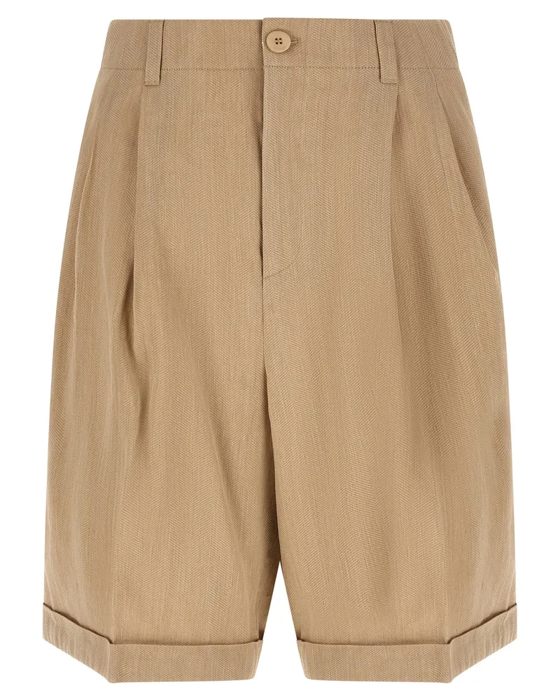 Jacquemus Bermuda Shorts — Beige Beige