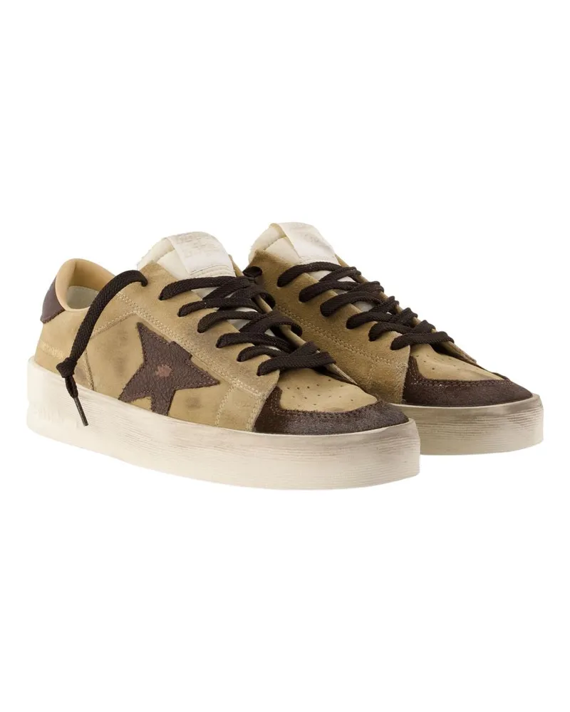 Golden Goose Stardan Sneakers — Brown Brown