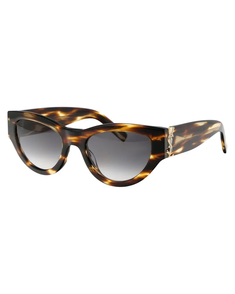 Saint Laurent SLM94 Sunglasses — Brown Brown