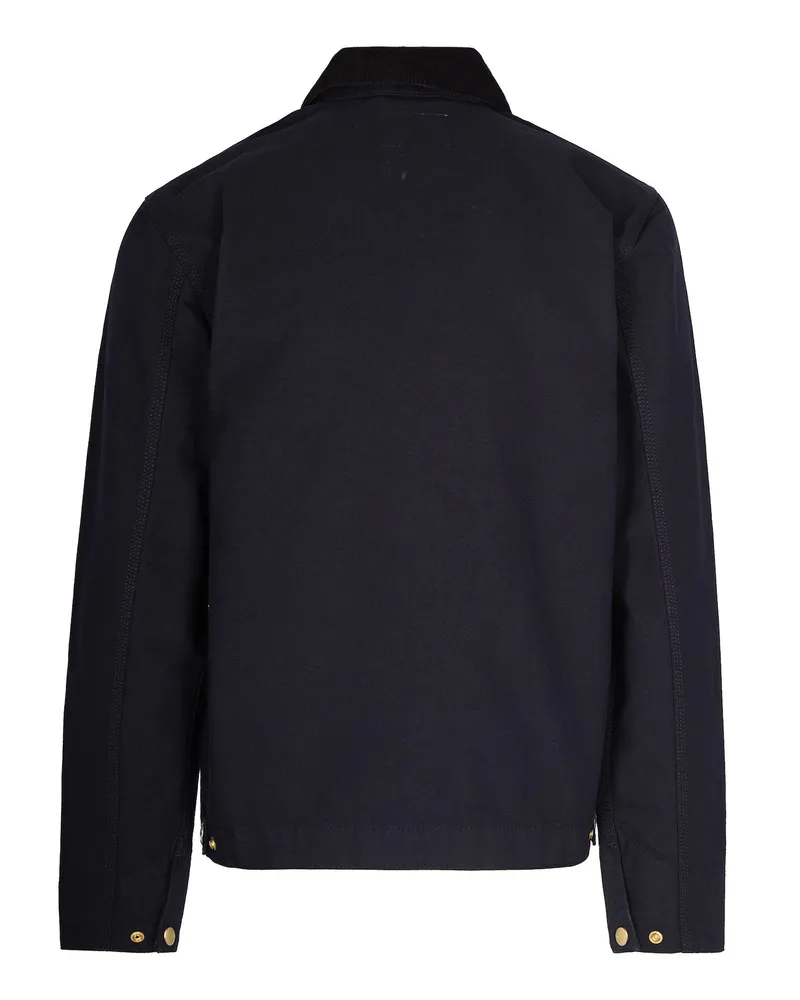 Carhartt WIP Men's Jacket Detroit Black Rinsed Black-Black Black/black Black