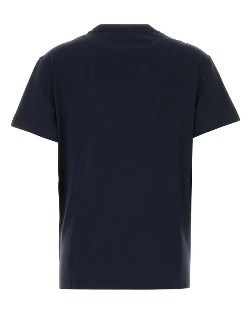 Valentino Garavani Women's Midnight Blue Cotton T-Shirt Navy T-shirts And Polos Navy