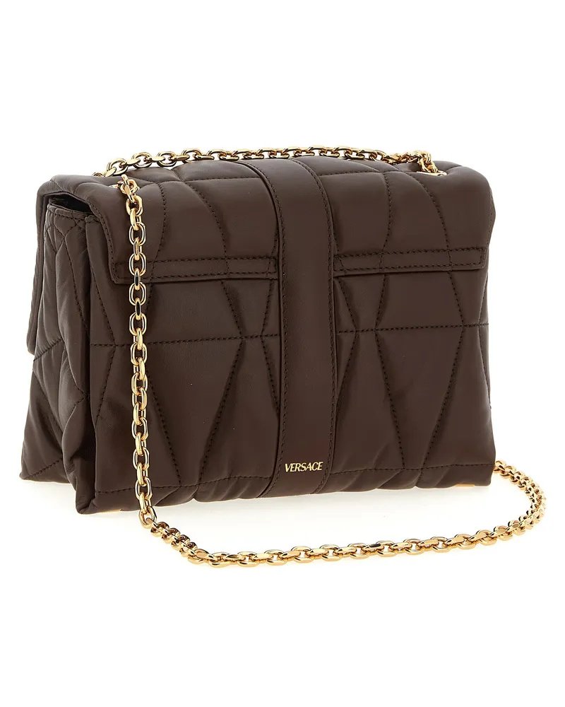 Versace Kleio Shoulder Bag — Brown Brown