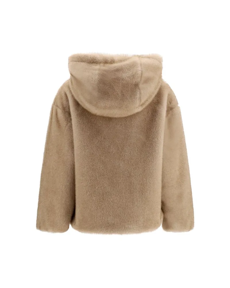 Herno Women's Beige Polyester Full-Length Jacket Clothing Beige