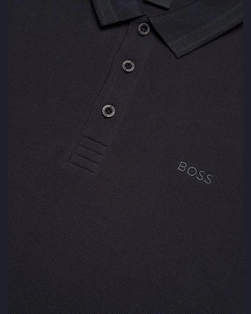 HUGO BOSS Men's Polo Shirt Cotton Piqué Navy T-shirts And Polos Navy