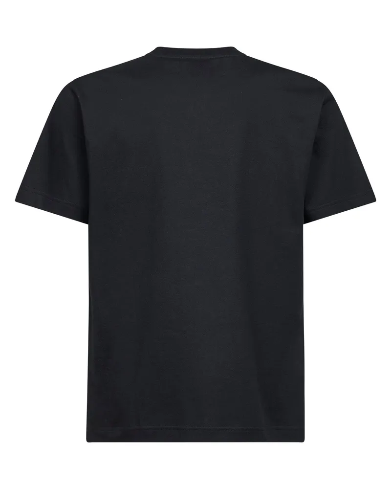 Burberry Logo-Printed Cotton T-Shirt — Black Black