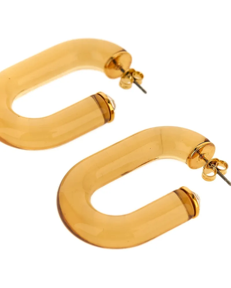 Paco Rabanne Bo Résine Earrings — Yellow Yellow