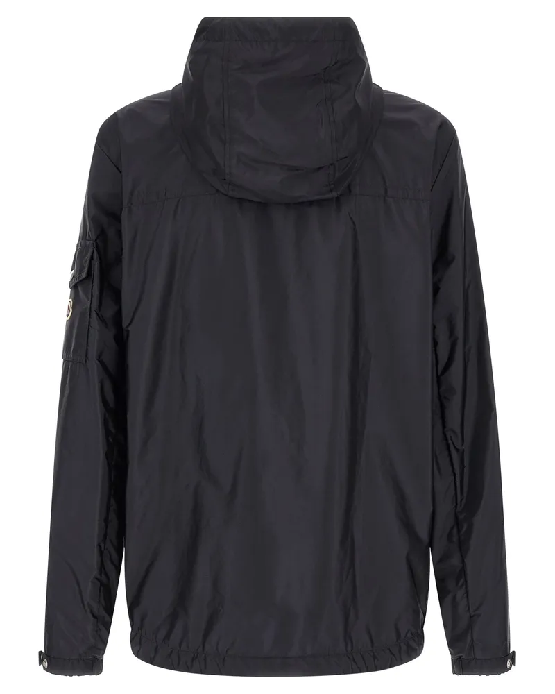 Moncler Men's Blue Polyamide Shell Jacket Clothing Blue