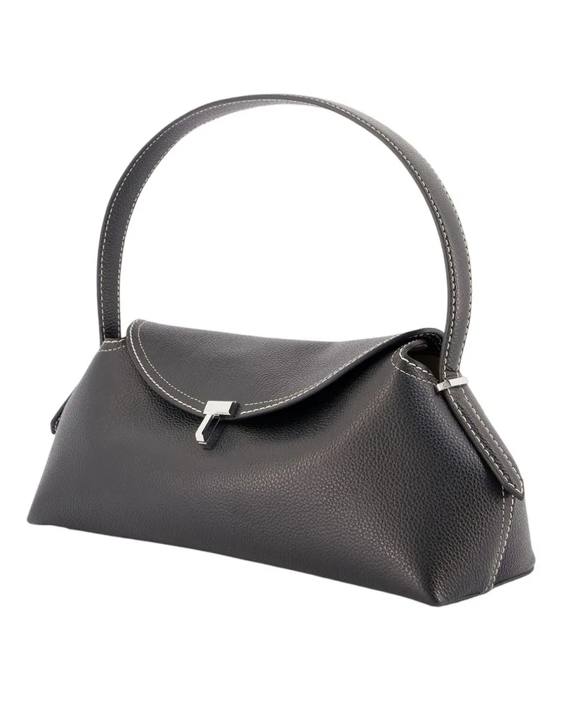 Totême Women's T-Lock Shoulder Bag -  Leather Black Calfskin Shoulder-Hobo-Bags Black