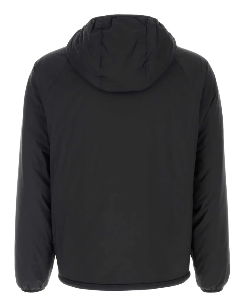 Burberry Hooded Nylon Down Jacket — Black Black