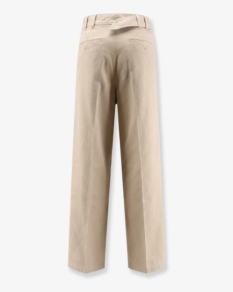 Closed Women's Trousers Wes Stretch Beige Cotton Beige