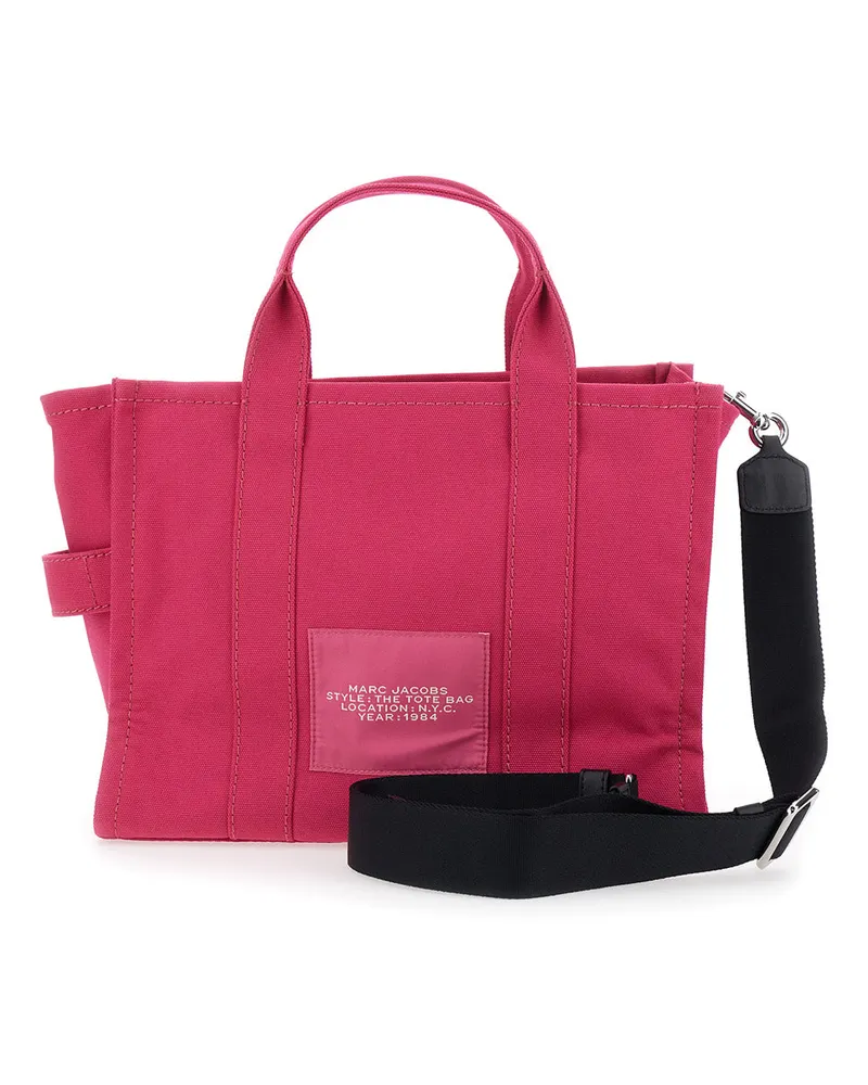Marc Jacobs Women's Tote Bag The Medium Pink Cotton Handbags Hand Pink