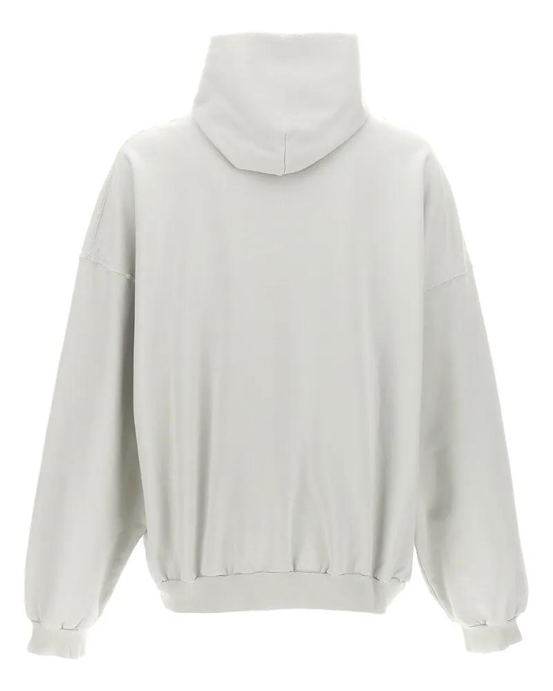 Balenciaga Women White Cotton Sweatshirt Clothing White