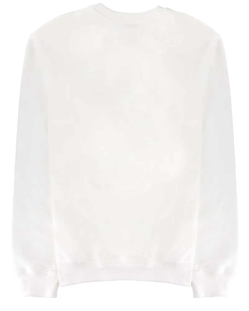 Casablanca Paris Organic Cotton Sweatshirt — White White