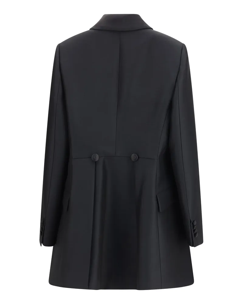 Dior Women's Jacket Silk-Blend Black Black