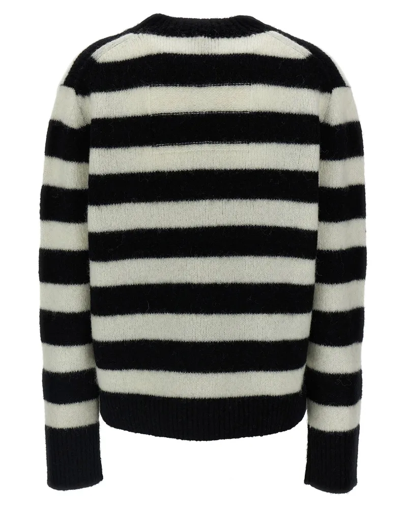 Marc Jacobs Women's Bicolor Wool Cardigan Clothing Black