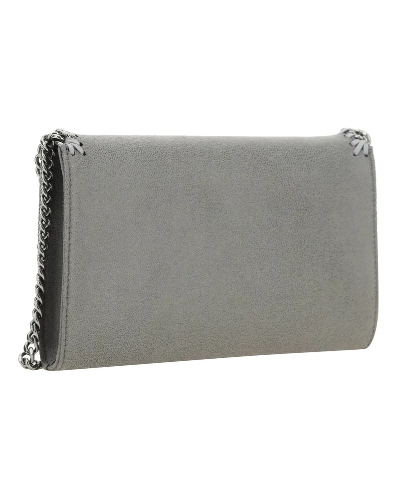 Stella McCartney Women's Shoulder Bag Falabella Mini Light Grey Polyester Gray