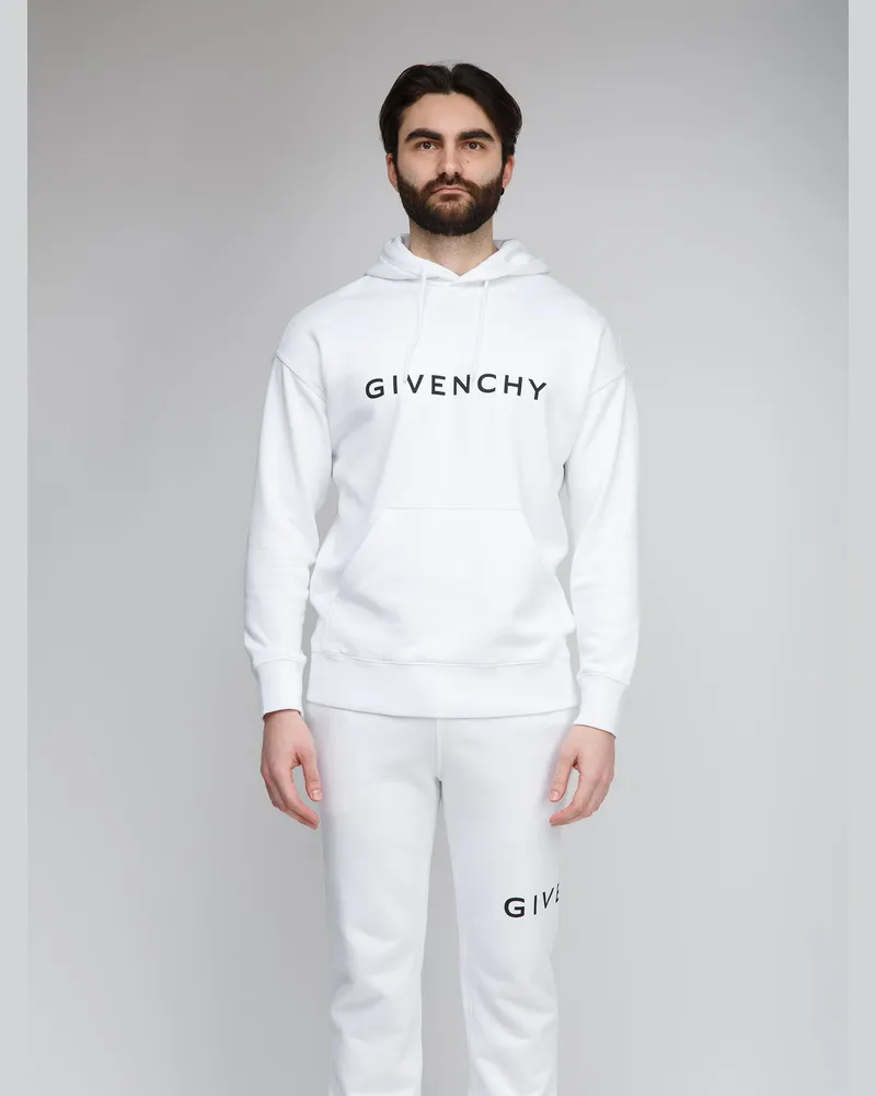 Givenchy Men's White Cotton Sweatshirt Clothing White