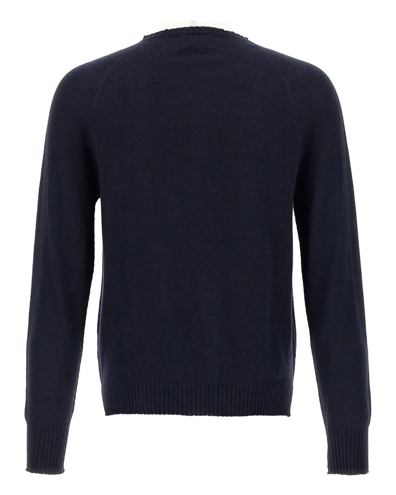 MA'RY'YA Cashmere Cotton Sweater Navy