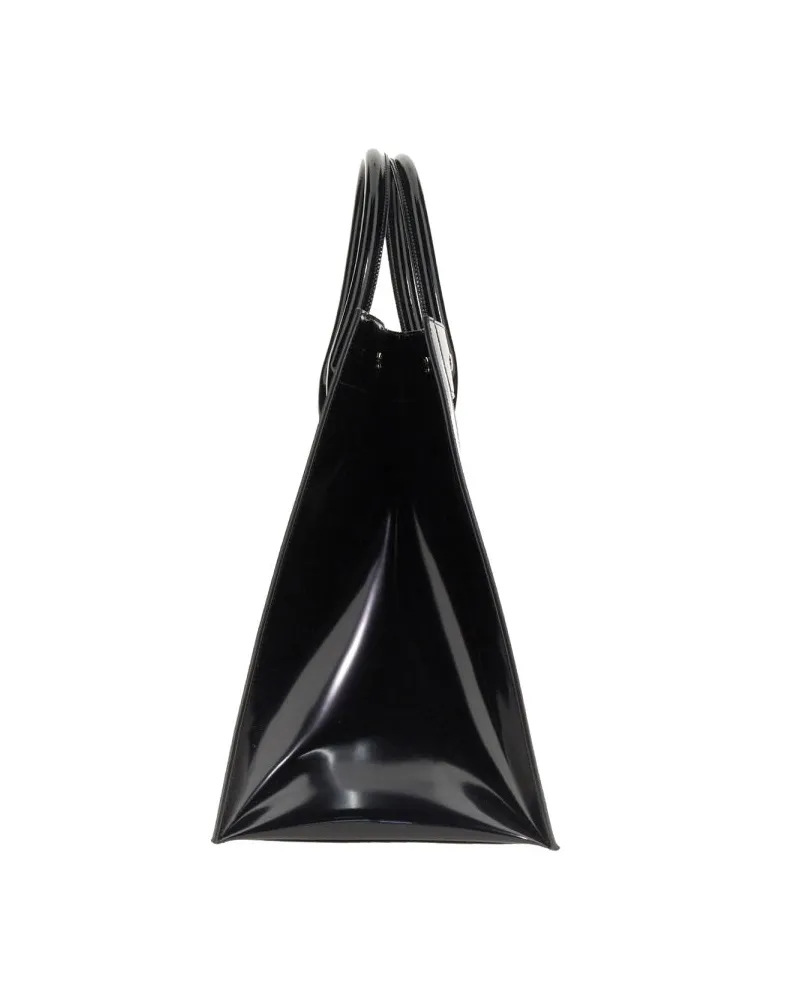 Saint Laurent Women's Rive Gauche Medium Tote Bag Black Polyamide Shoulder Black