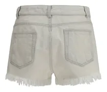 Women's Shorts Temple Bias Cutoffs Denim Milk Cotton Bermuda