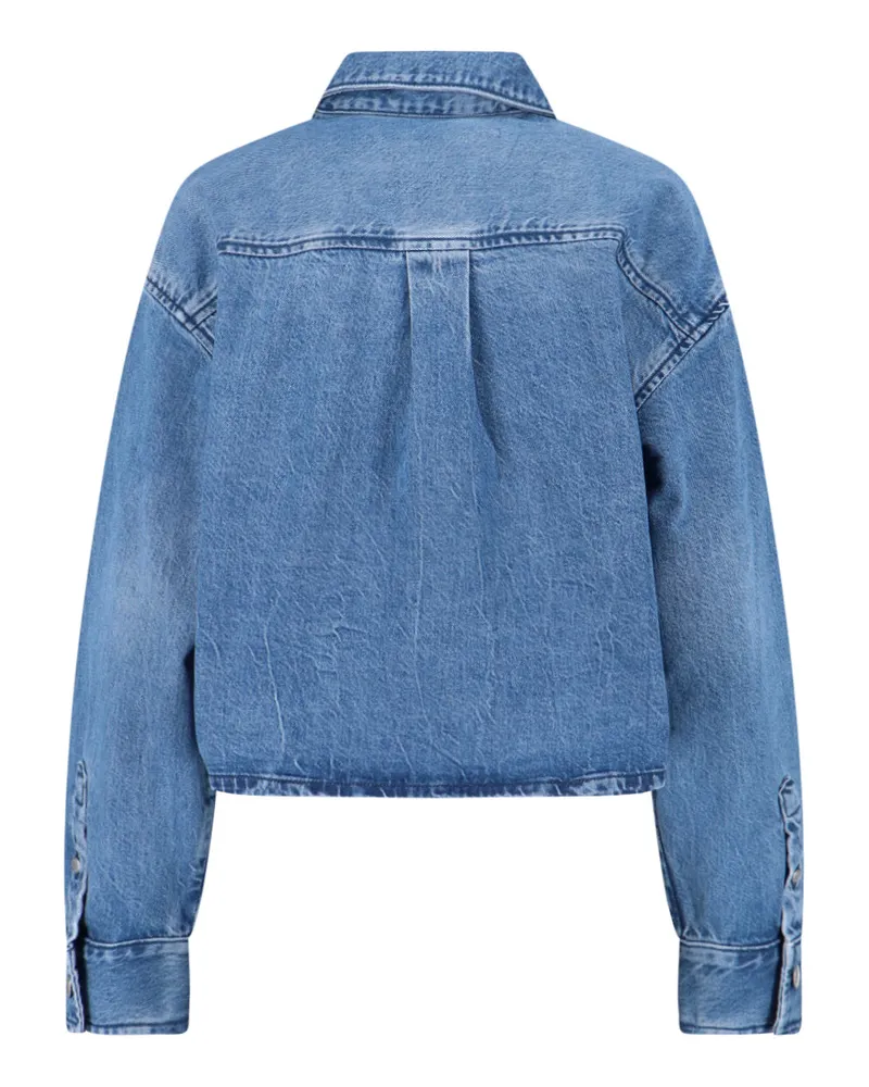 Alexander Wang Women's Shirts Blue Cotton Blue