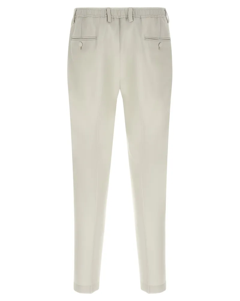 Dolce & Gabbana Men's Beige Virgin Wool Dress Pants Beige