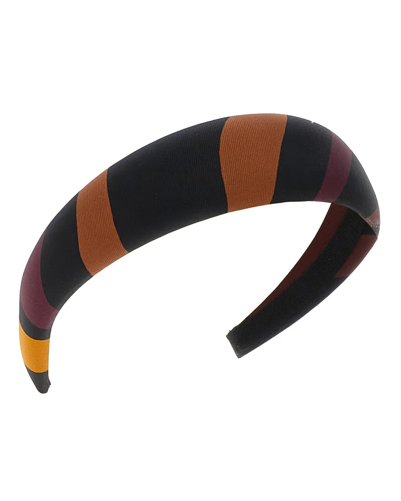 Emilio Pucci Marmo Headband — Black Black