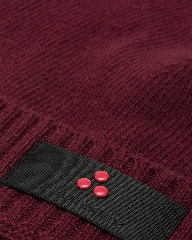 Peuterey PEX0179 Wool and Cashmere Beanie — Red Red