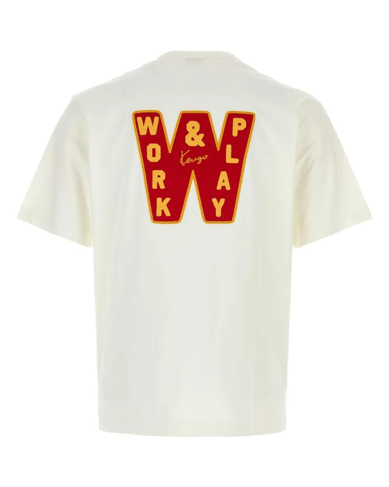 Kenzo Work T-Shirt — White White