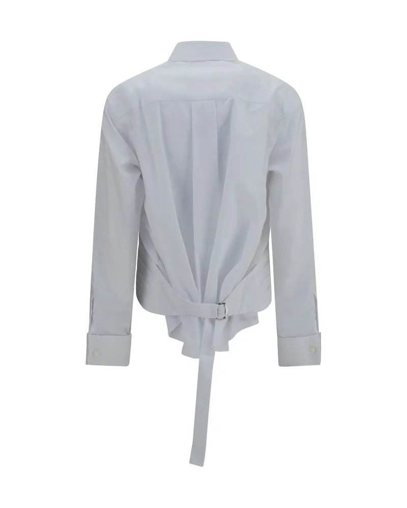 Sacai Women's White Cotton Dress Shirt White