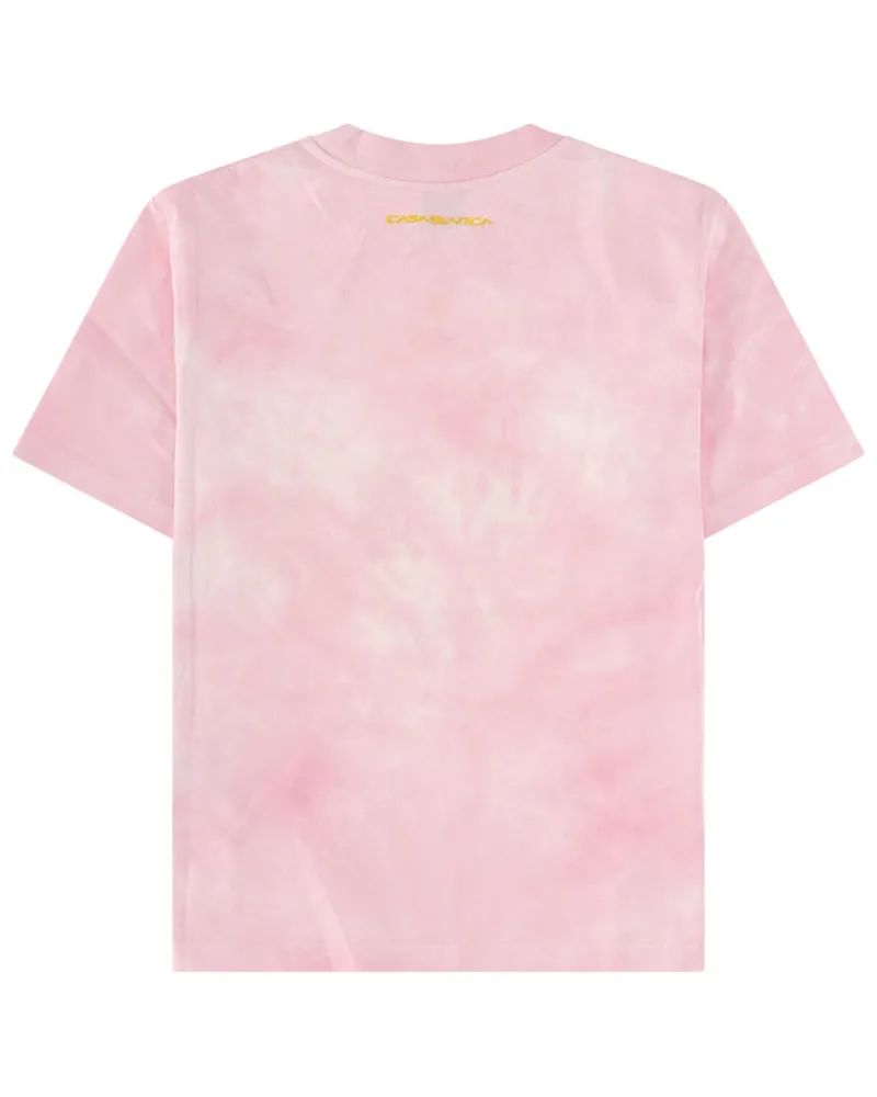 Casablanca Paris SMILE T-Shirt — Pink Pink