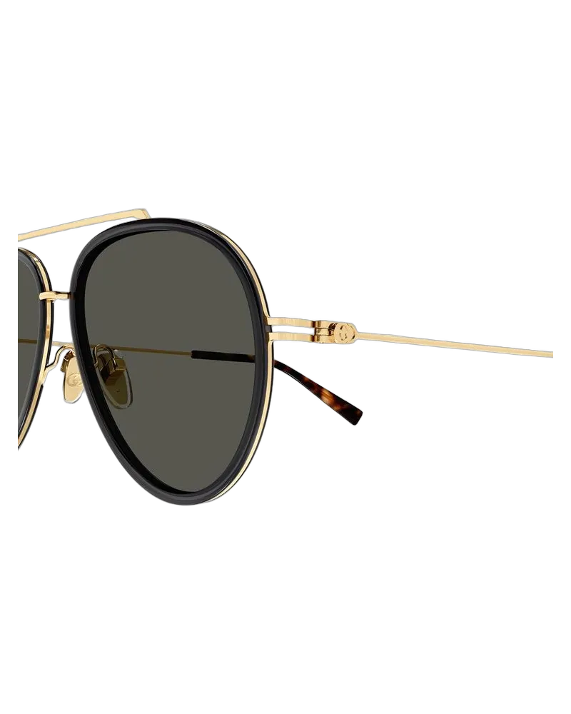 Gucci Unisex Sunglasses Grey Plastic Gray