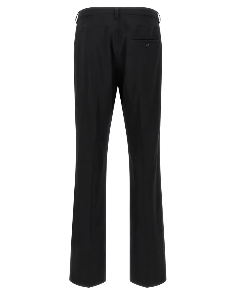 Balenciaga Men's Black Wool Dress Pants Black