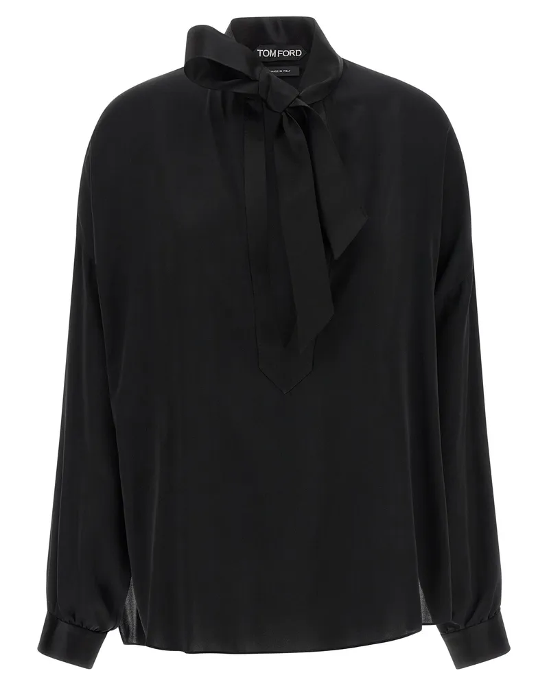Tom Ford Women's Black Silk Blouse Black