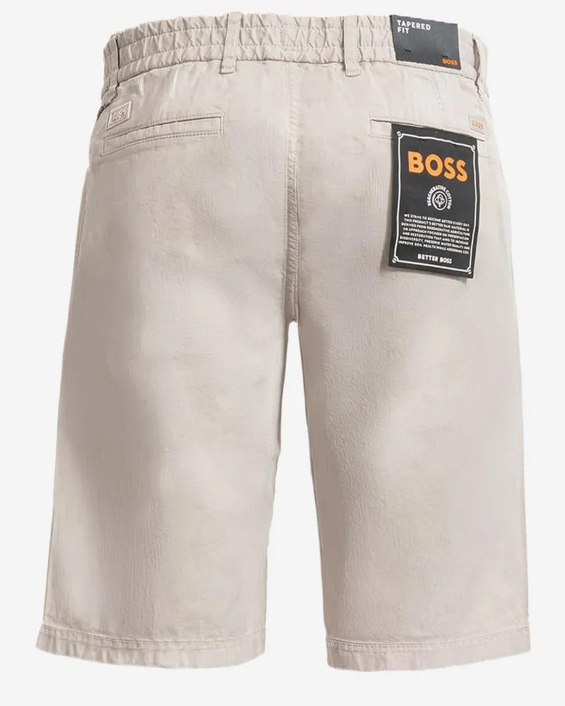 HUGO BOSS Men's Pants Stretch Cotton Light Beige Short Beige