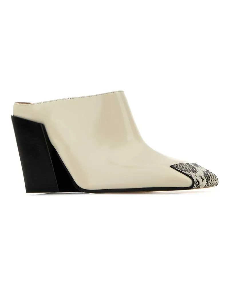 Bottega Veneta 827514v4bo3 9181 Seasaltwhite Scarpe Con Tacco High Heel Shoes Beige