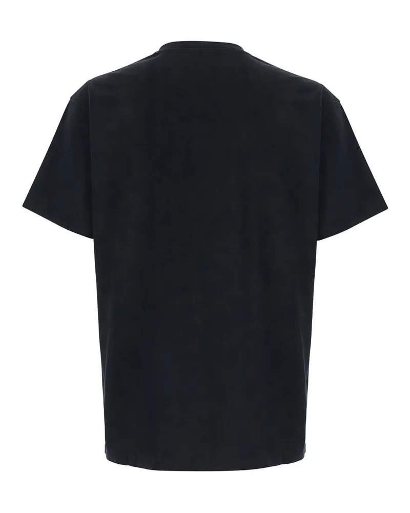 Givenchy Men's T-Shirt Crew Neck Black Cotton T-Shirts And Polos Black