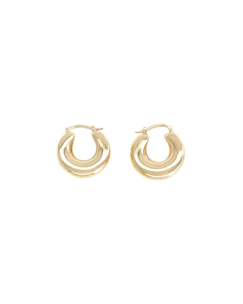 PANCONESI Blow Up Earrings — Gold Gold