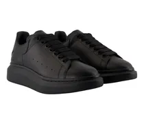 Men's Oversize Leather Sneaker Black Calfskin