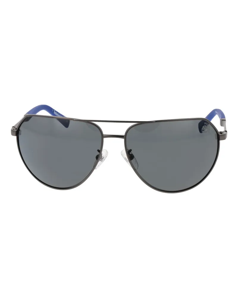 Timberland TI-1044768 Polarized Aviator Sunglasses — Gray Gray