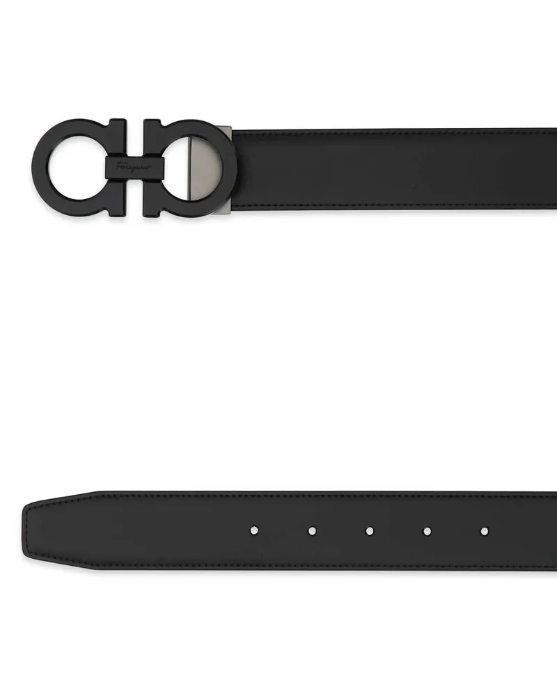 Ferragamo Nerobluemarine Cinture Belt Black