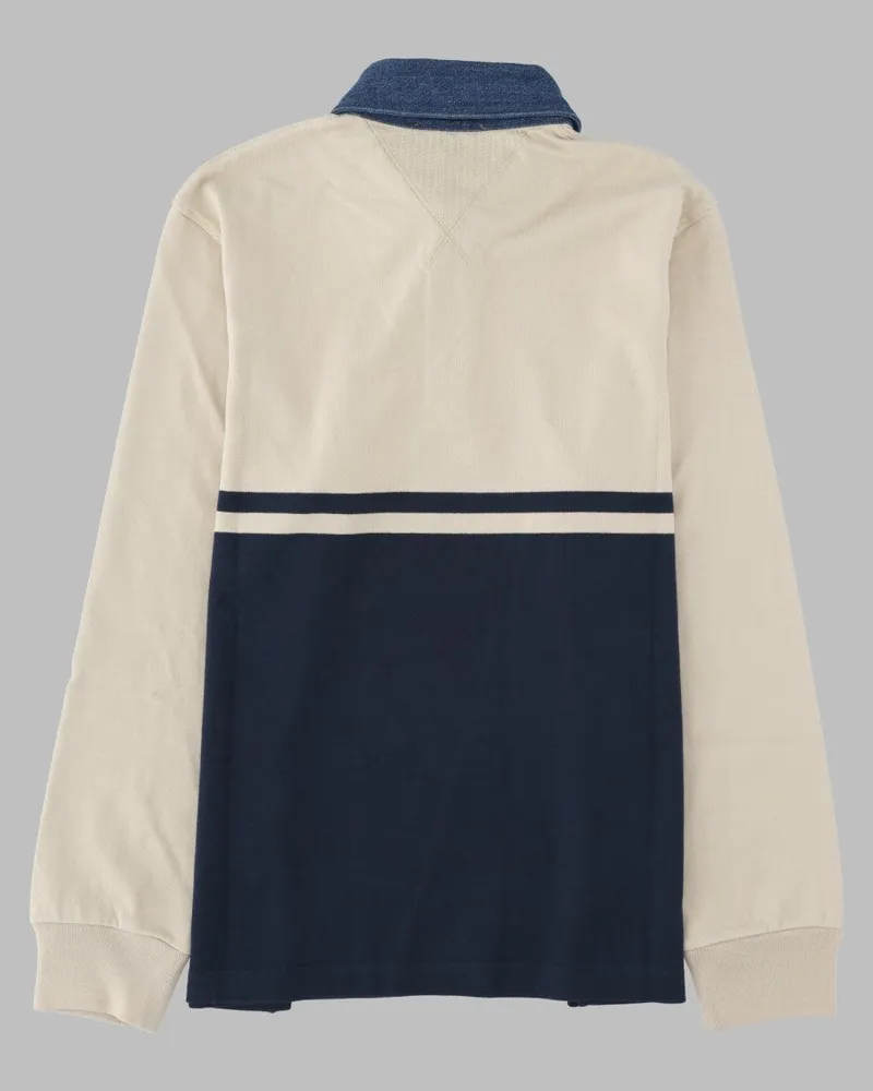 J.W.Anderson Colorblock Logo Polo Shirt — White White