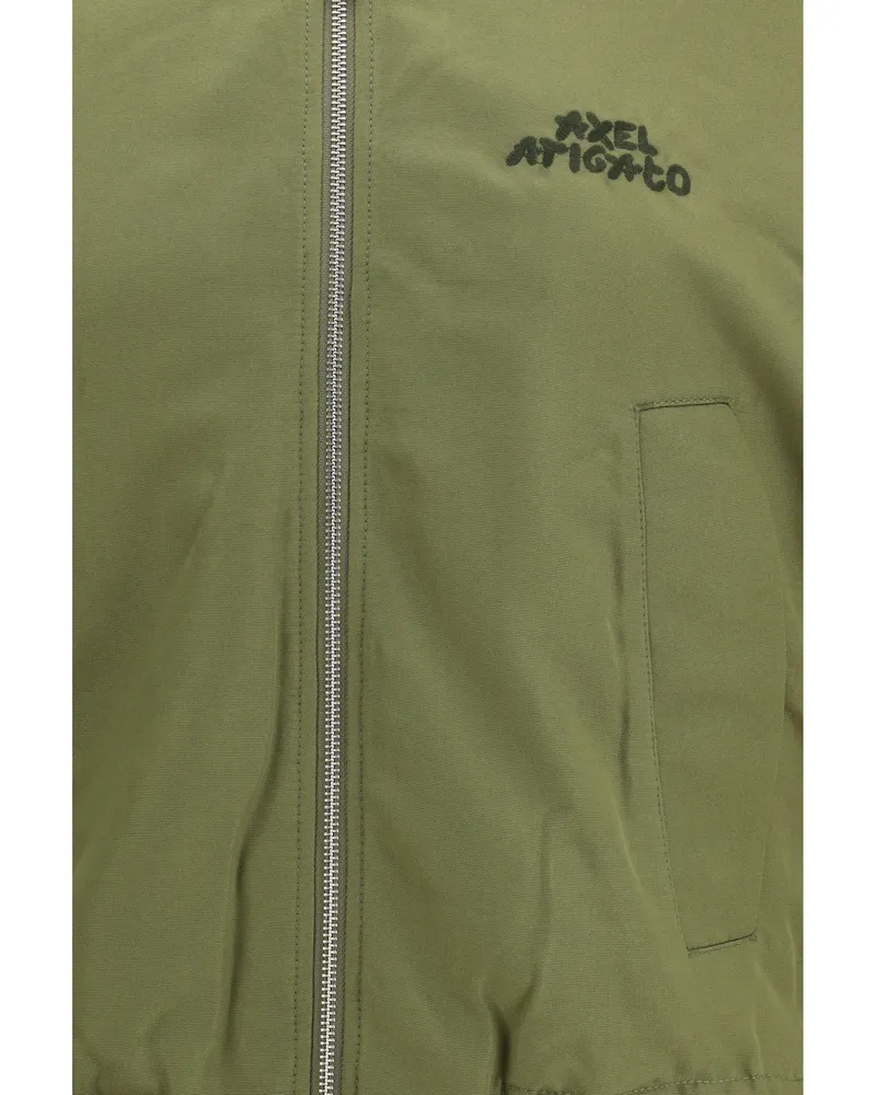 Axel Arigato Men's Bomber Jacket Archer Green Polyester Green