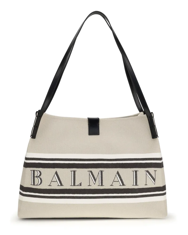 Balmain Release Shoulder Bag — Beige Beige