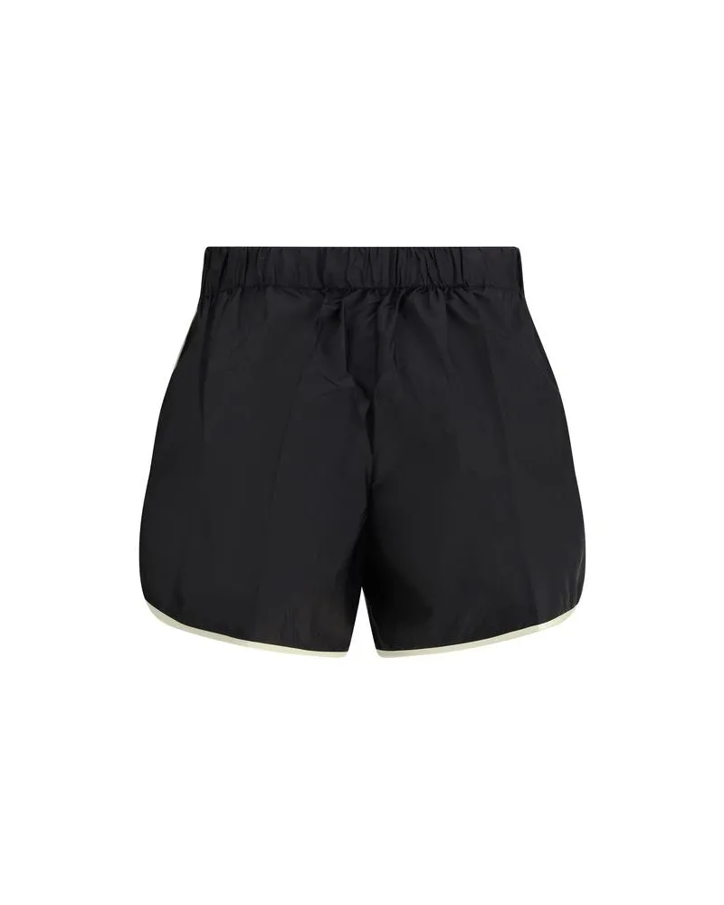 Prada Women's Black Recycled Polyamide Bermuda Shorts Black